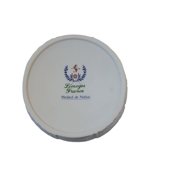 French Limoge small White Candle Holder Medard de Noblat - Picture 12 of 12